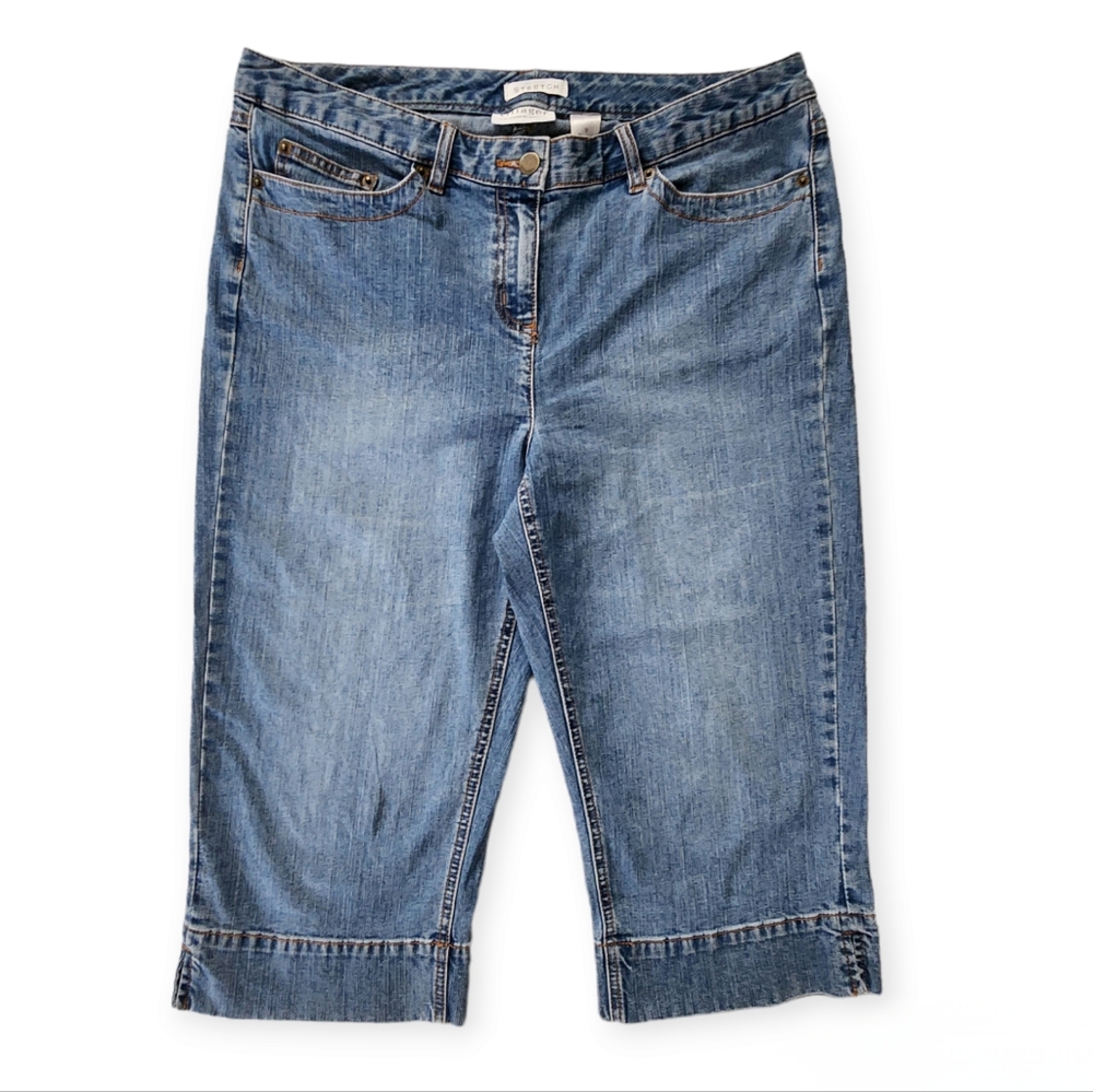 Villager A Liz Claiborne Company Denim Capris